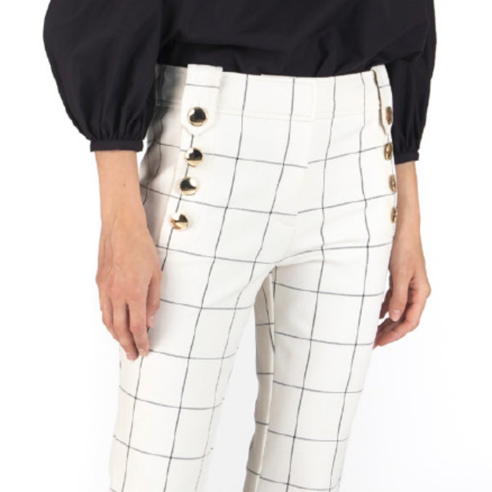 DEREK LAM 10 CROSBY ROBERTSON CROPPED FLARE